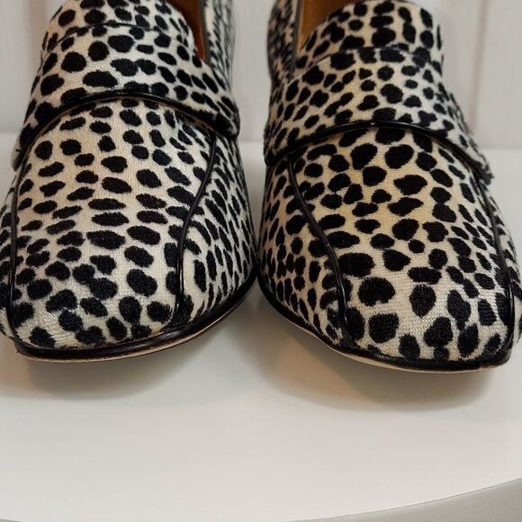 Vintage Doll Factory Animal Print Heeled Loafer 8 - Picture 12 of 12